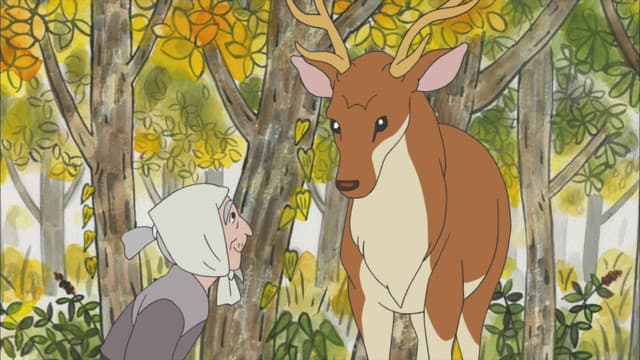 Furusato Saisei: Nippon no Mukashi Banashi, The Deer Springs / Tail Fishing / Hachiroutarou