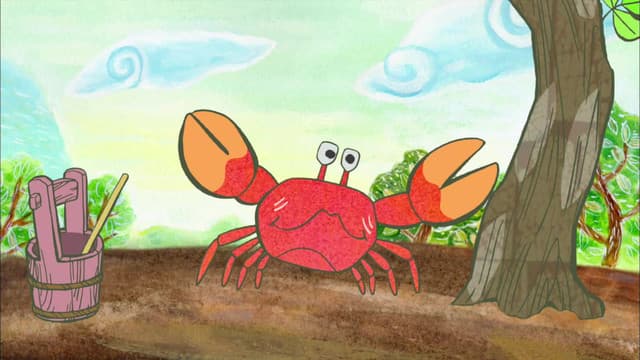 Furusato Saisei: Nippon no Mukashi Banashi, Monkey Crab / The Straw Headman / Head Lake