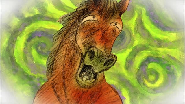 Furusato Saisei: Nippon no Mukashi Banashi, The Horse and the Kaaranbe / The White Fox Repays a Debt / Sarasarayasara