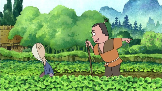 Furusato Saisei: Nippon no Mukashi Banashi, Three Axes / The Monkey's Groom / The Tengu and the Thief