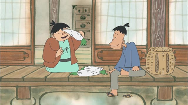 Furusato Saisei: Nippon no Mukashi Banashi, Filial Devotion in Dreams / Rat Sumo / A Story of Stolen Melons