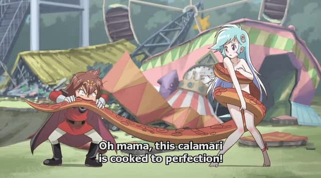 Dororon Enma-kun Meeramera, Flame 2: Clowns to the Left of Me! Demons to the Right!