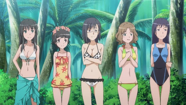 Toaru Kagaku no Railgun, A Bikini Divides the Eyeline Between Top and Bottom, But a One-piece Shows Off the Figure, so They Only Flatter the Slender