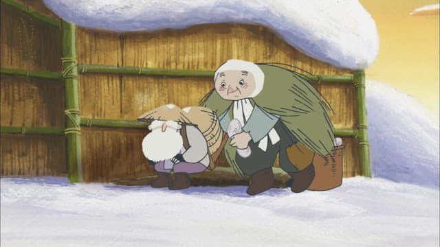 Furusato Saisei: Nippon no Mukashi Banashi, The Jizo Statue With The Hat / The Mortar That Made Salt / A Guest On New   Year's Eve