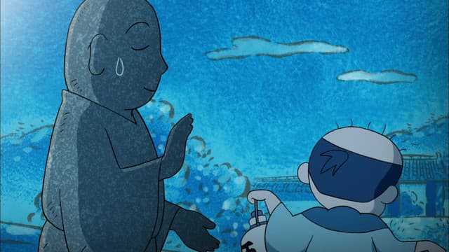 Furusato Saisei: Nippon no Mukashi Banashi, The Priest Statue Falls in Love / The Flat Nose of the Trickster Fox / A Room with an Owl