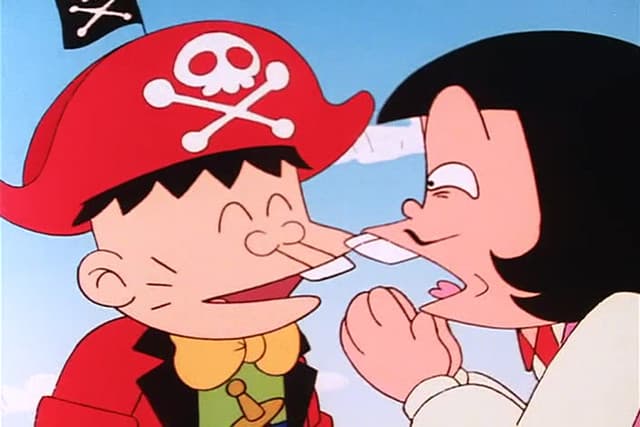 Osomatsu-kun (1988), Chibita's Treasure Island.