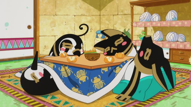 Toutotsu ni Egypt Shin, Suddenly, Kotatsu / Suddenly, Medjed