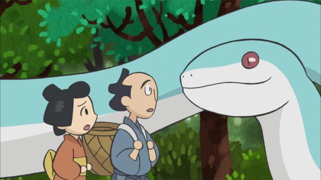 Furusato Saisei: Nippon no Mukashi Banashi, The Snake Boy / The Kappa And The Straw Shoes / The Fava Bean, Straw, & Charcoal