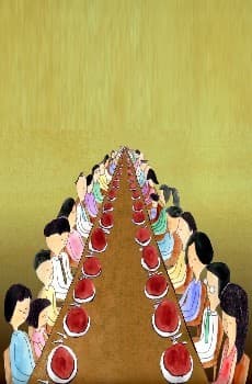 People who are eating